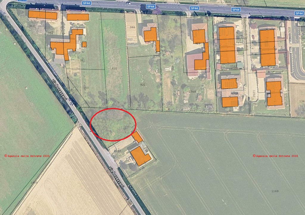 Terreno edificabile di mq 2455 a Morsano al Tagliamento 1